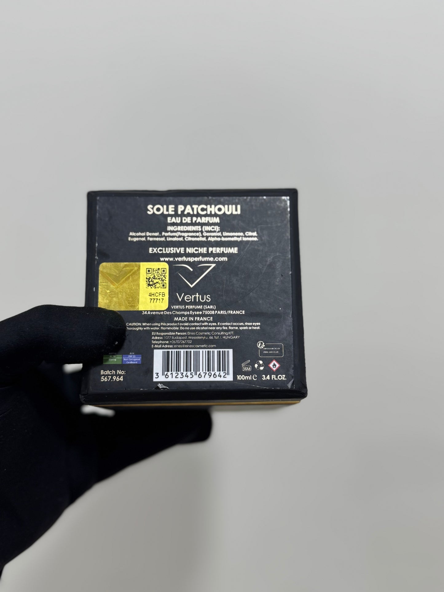 Vertus Sole Patchouli