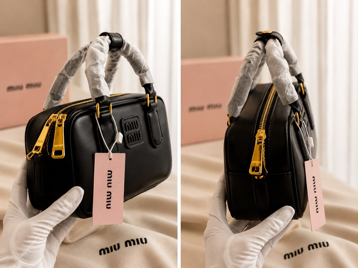 Miu Miu Arcadie mini leather bag