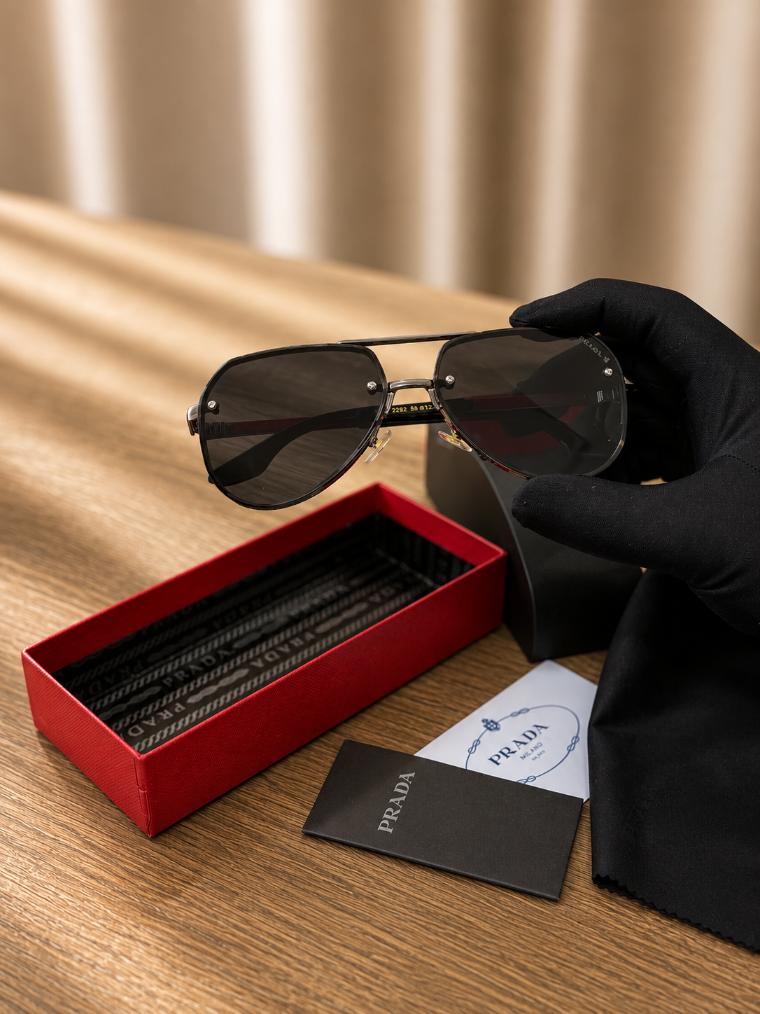 Prada sunglasses full set