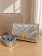 luxurious Python Leather Serpenti Cabochon Cross-Body Bag by Bvlgari