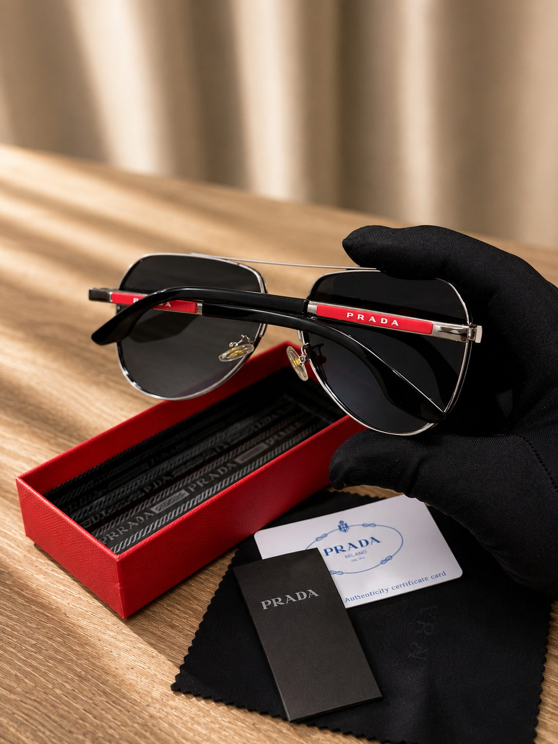 Prada sunglasses full set