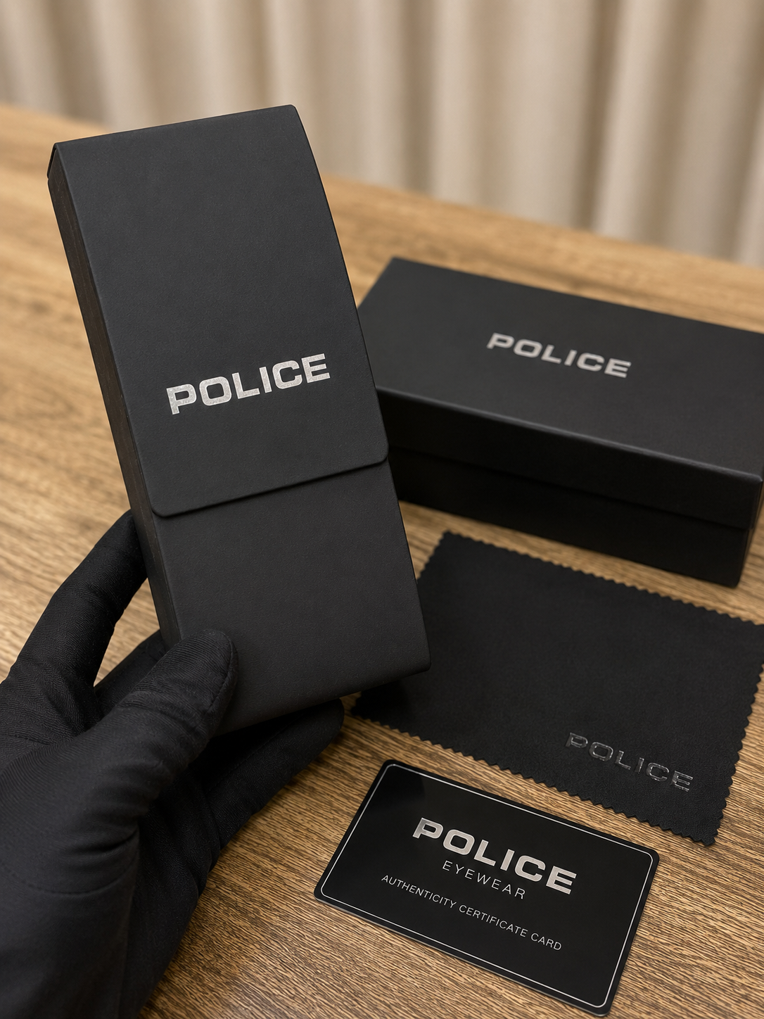 Police sunglasses full set